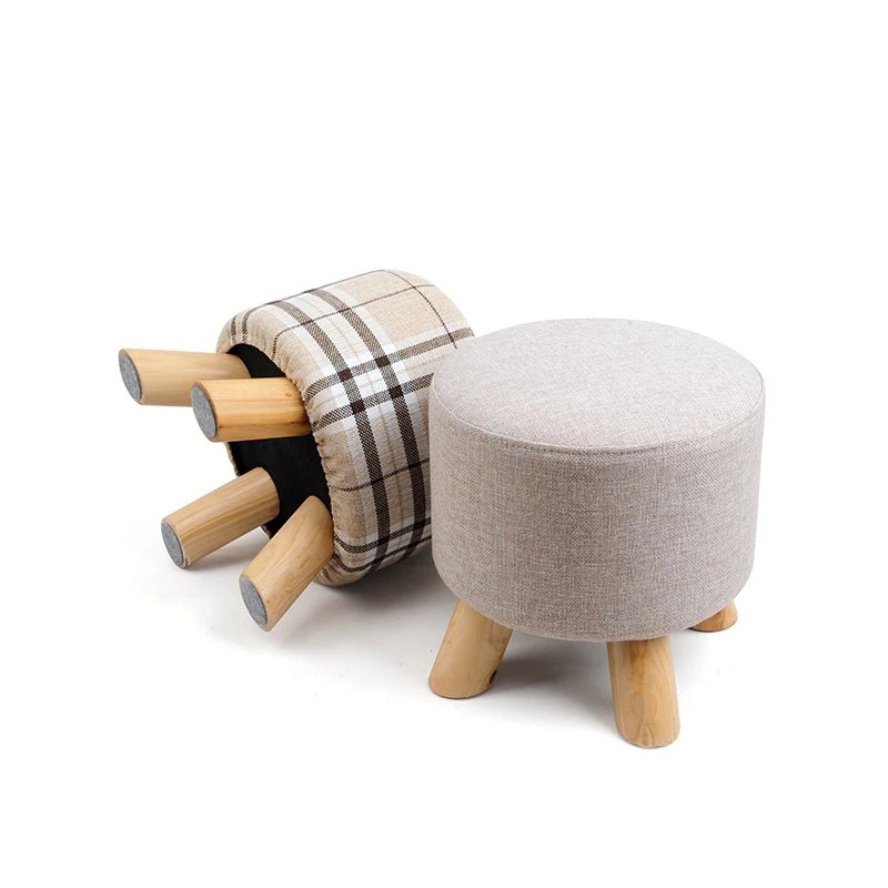 Стул из массива дерева домашний стул с животными креативная скамейка для обуви