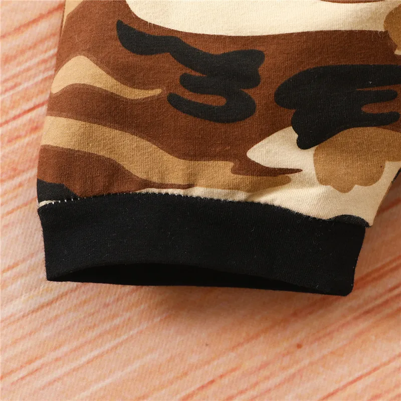 

Summer Baby Short Sleeve For Clothing Boys Camouflage Short Pants For Children Two Clothes Sets For Babies