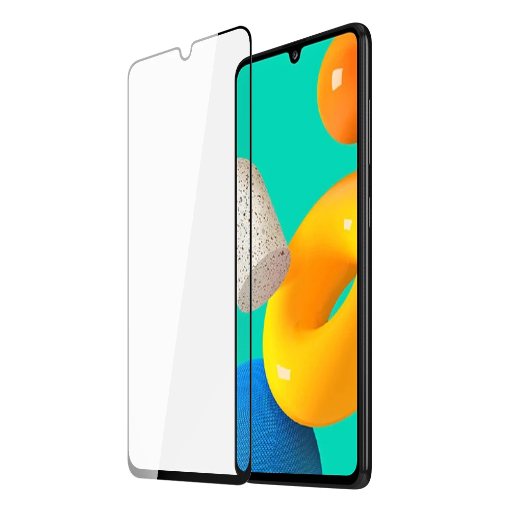 

2pcs Tempered Glass for Samsung A41 HD Film 9H Explosion-proof Protective Tempered Film Clear Phone Screen Protector