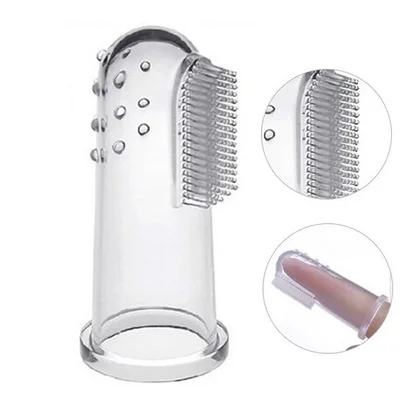 Собака зубная щетка Тедди палец кисти неприятного запаха изо рта