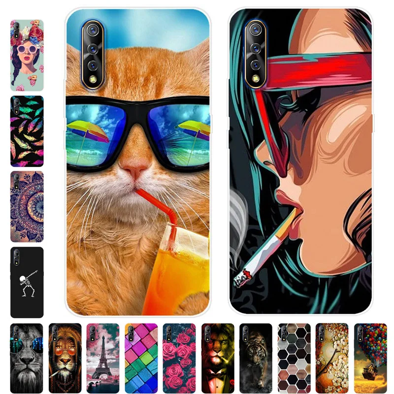 

For Vivo V17 NEO Case Phone Cover Soft Silicone 3D Printing Back Case for Coque Vivo 1907 V17 Pro V 17 Neo case Cover bumper