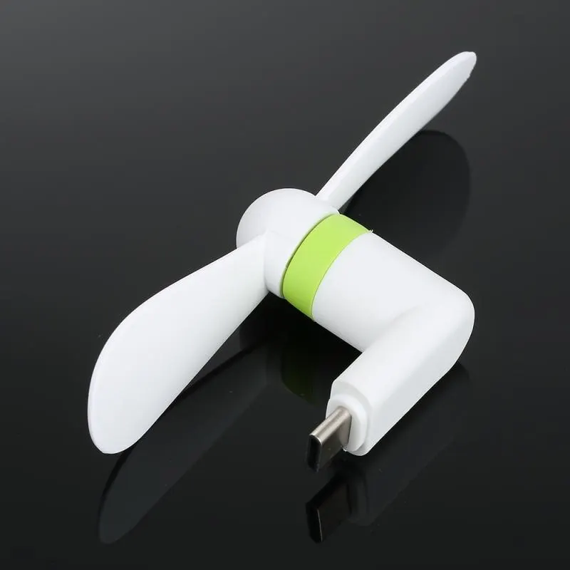 

Mini Electric Phone Fan For Mobile Android Cell Phone 3.1 Type C Port Portable Micro USB Cooling Fan Mute Mini Cooler Fan