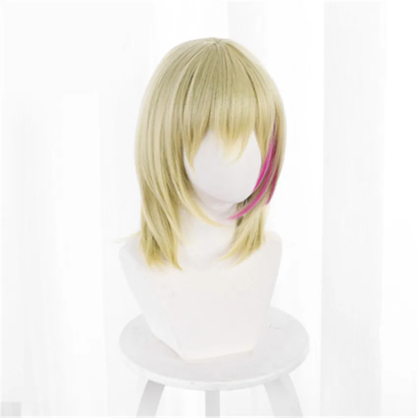 Парик для косплея Kawai Rika ожерелье с волшебным яйцом аксессуар костюма Хэллоуина