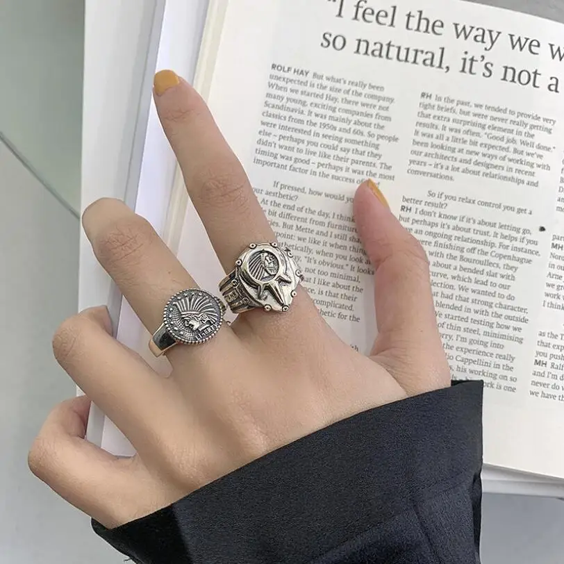 Женское кольцо на указательный палец в стиле ретро | Украшения и аксессуары