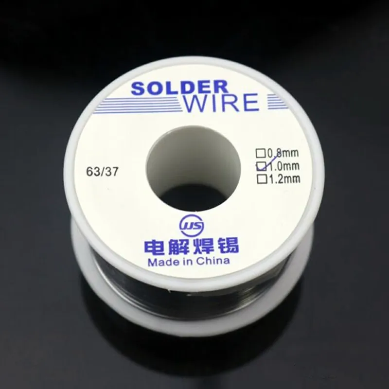 Оловянно-свинцовый припой с канифольным ядром 100 г 0 8 мм 1 2 2% флюс катушка для