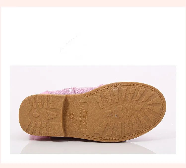 

Girls' Short Boots Martin Boots 2020 New Style for Autumn and Winter Children's Fleece Snow Boots