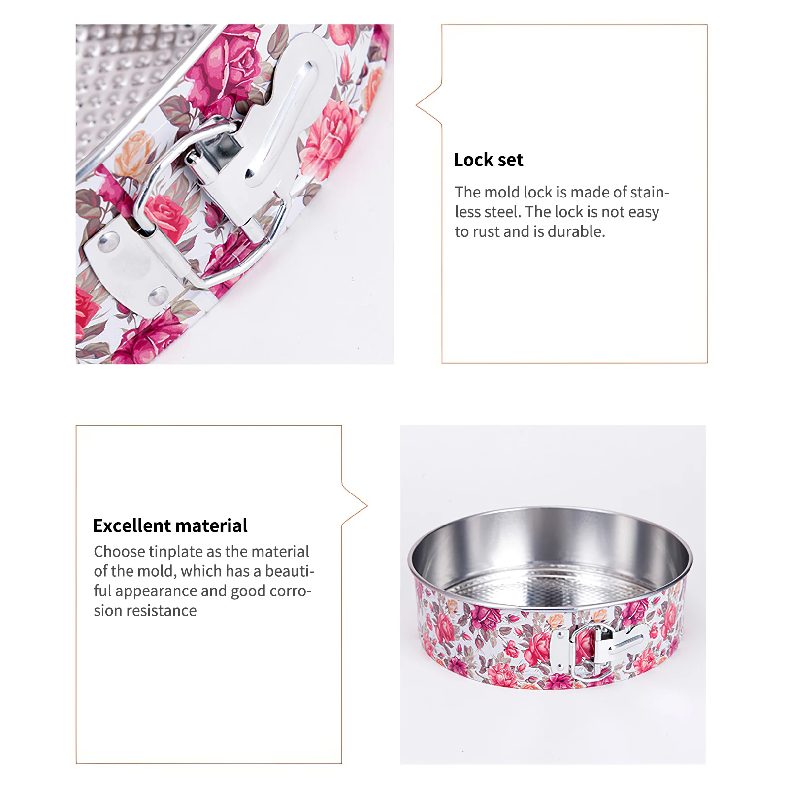 Cake Baking Tin Mold Nonstick Bakeware Pan Mould Removable Bottom For Home Kitchen Birthday Party Festival | Дом и сад