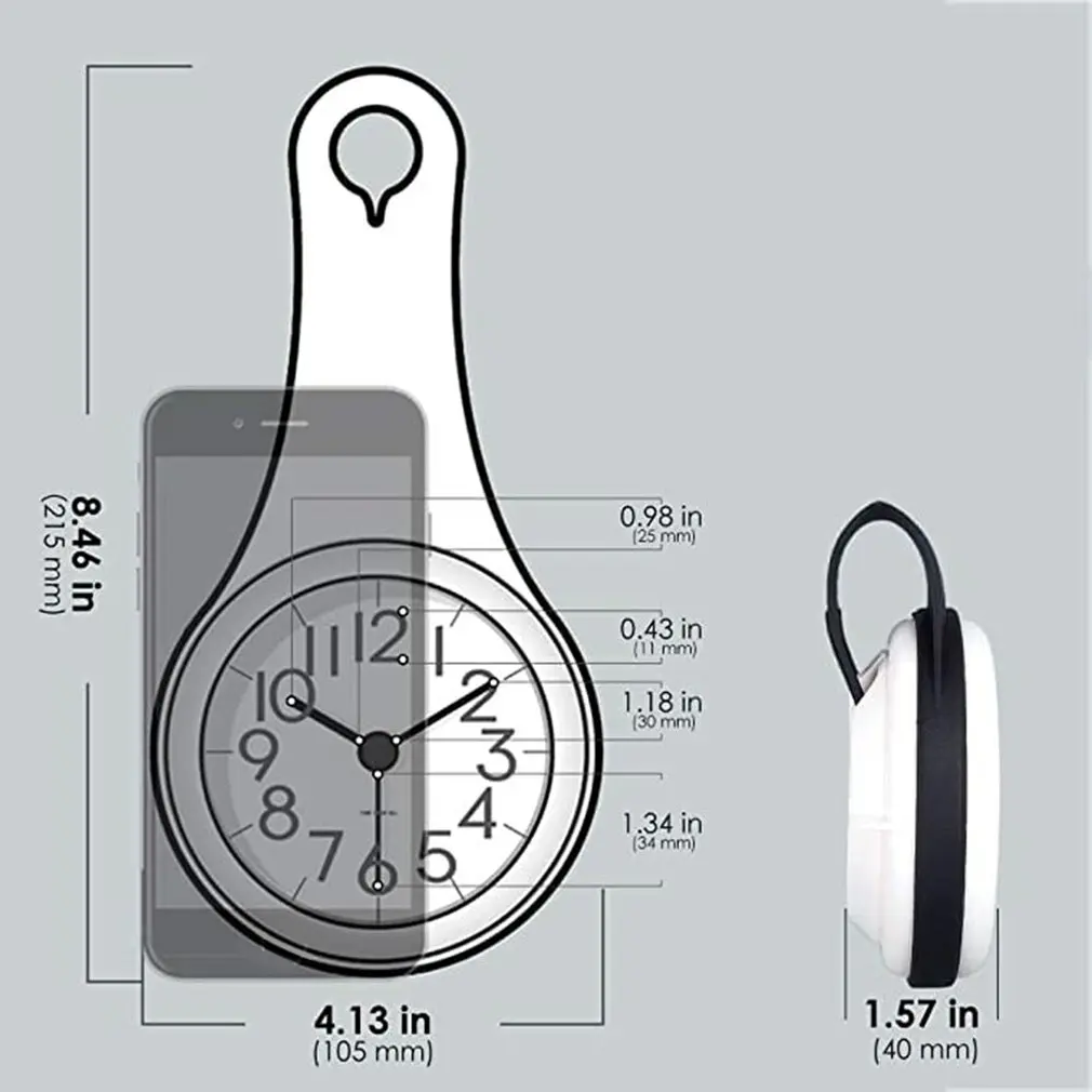 Настенные часы для кухни ванной водонепроницаемые бесшумные настенные с