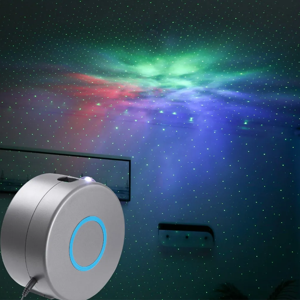 Star Projector 8 Modes Galaxy W/LED Nebula Cloud Light Voice Control Music Player Projection Lamp 20J2 |