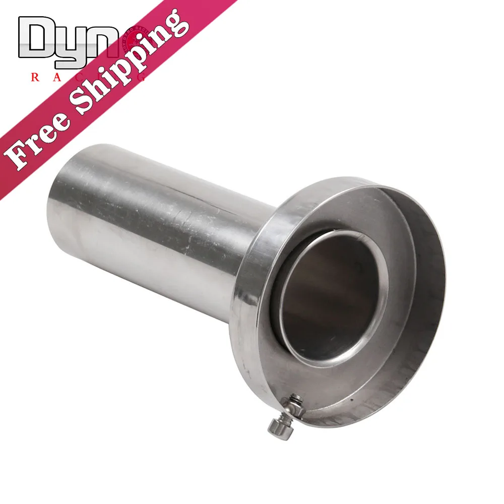 Глушитель выхлопной трубы глушитель из нержавеющей стали круглый наконечник 85