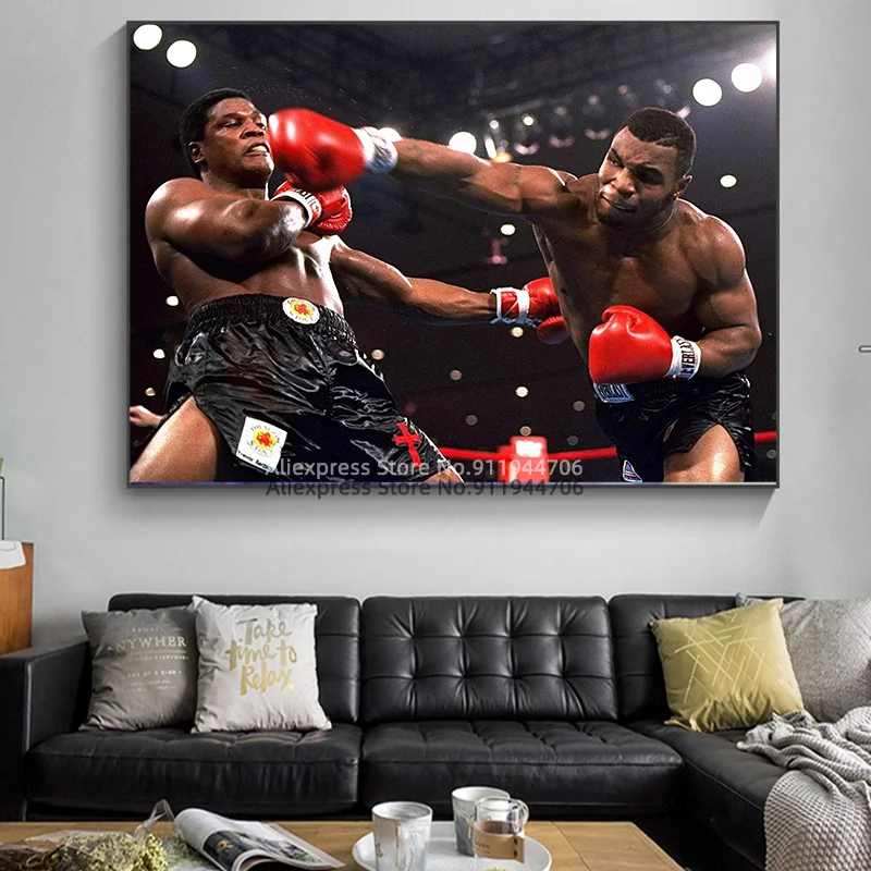 Mike Tyson боксерский альбом Смешанные боевые искусства плакат настенное искусство