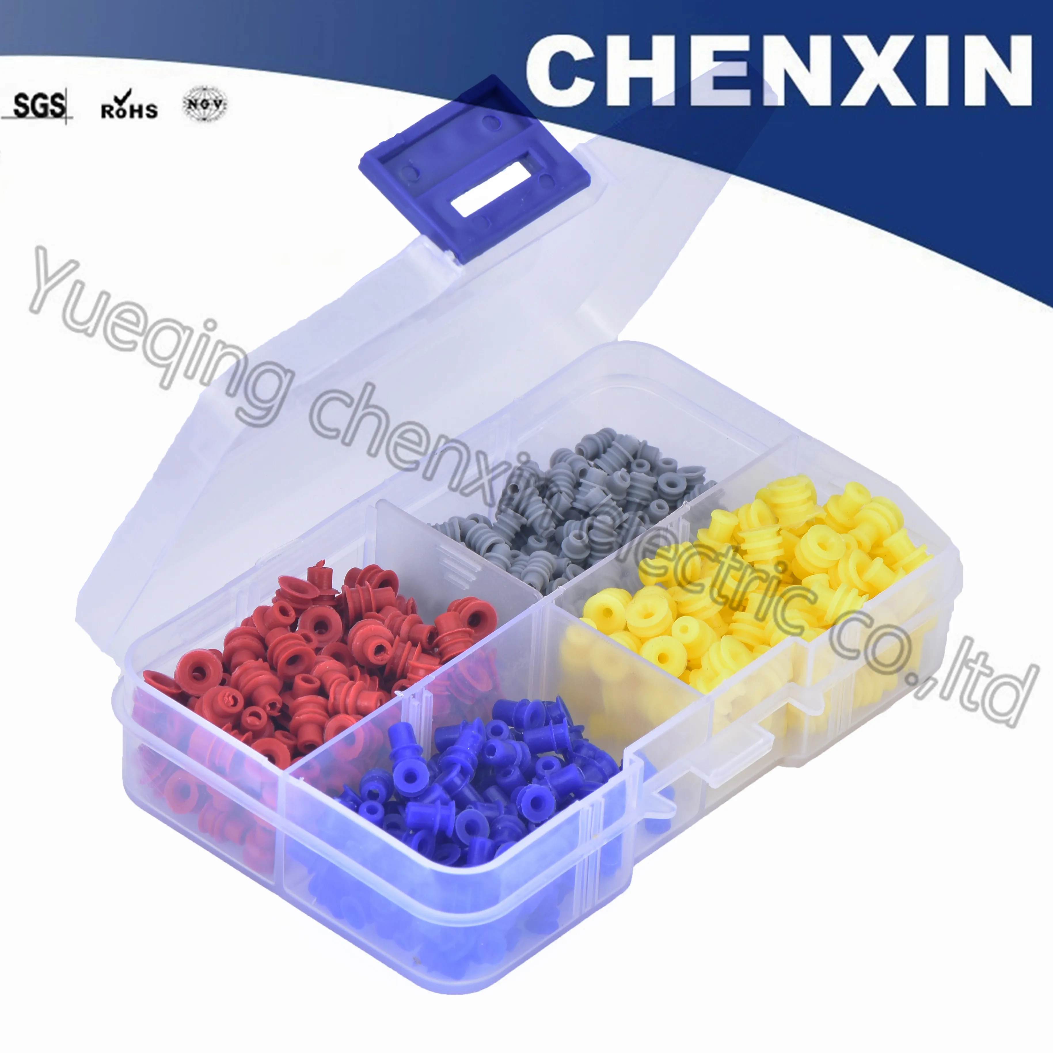 400 шт. герметичный 1 5 мм 3 разъем этиленового пропилен каучука силиконовый кабель