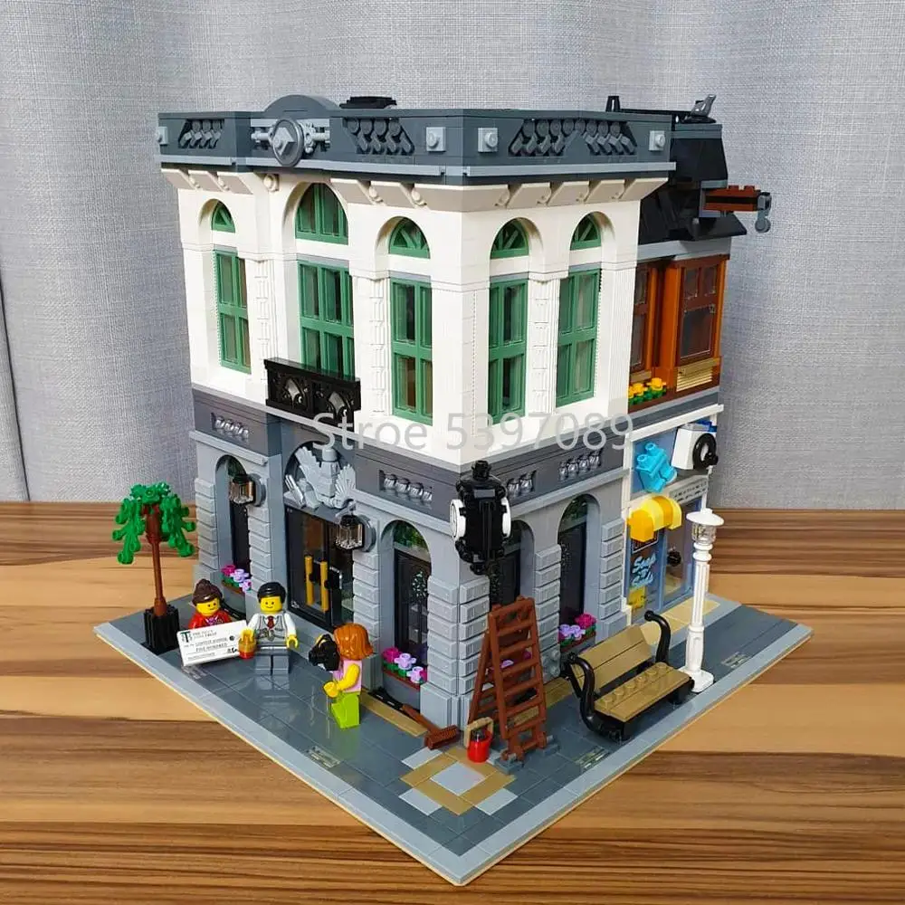 Строительные блоки игрушки 15001 2413 шт. совместимые с Legoings кирпич банк СОЗДАТЕЛЬ