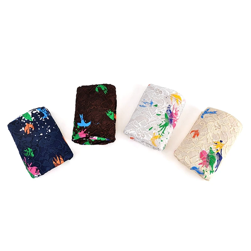 

Pretty Colorful Print Korean Style Fashion Women Beanies Cap Scarf Practical Thin Breathable Lace Soft Cycling Running Sport Hat