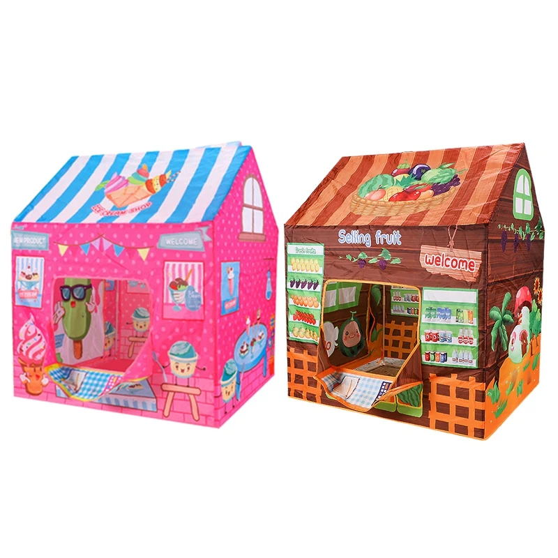 

Kid Play Tent Children Playhouse Indoor Outdoor Toy Play House for Boy Girl Perfect for Birthday Gift