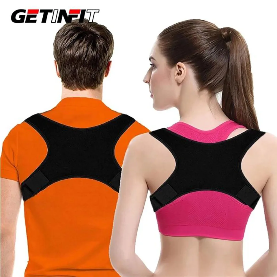 Getinfit Adjustable Back Posture Corrector Clavicle Back Shoulder  Posture Correction Back Support Belt For Adult Unisex
