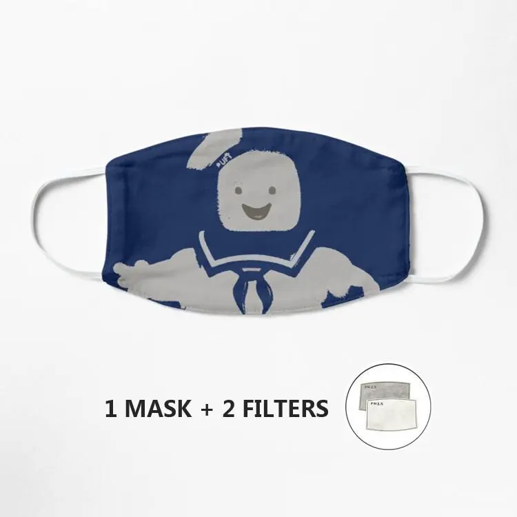 Маска Mr. Stay Puft Marshmallow для мужчин маска лица пылезащитная Ветрозащитная улицы