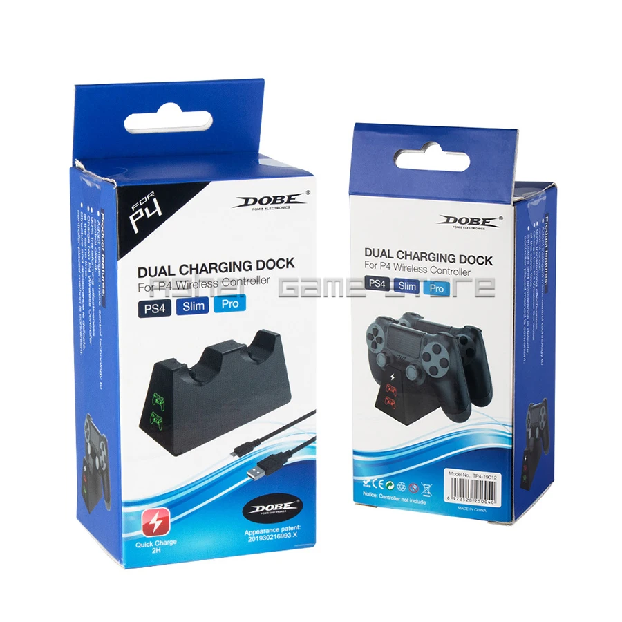 Новейшая тонкая док станция для PS4 Pro с двойным контроллером и быстрой зарядкой 2