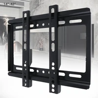 universal 20kg tv wall mount bracket flat panel tv frame mounts with gradienter for 14 42 inch lcd led monitor flat panel