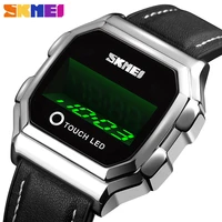 skmei stainless steel men sports watches digital watch men watch led electronic wristwatches electronic clock relogio masculino