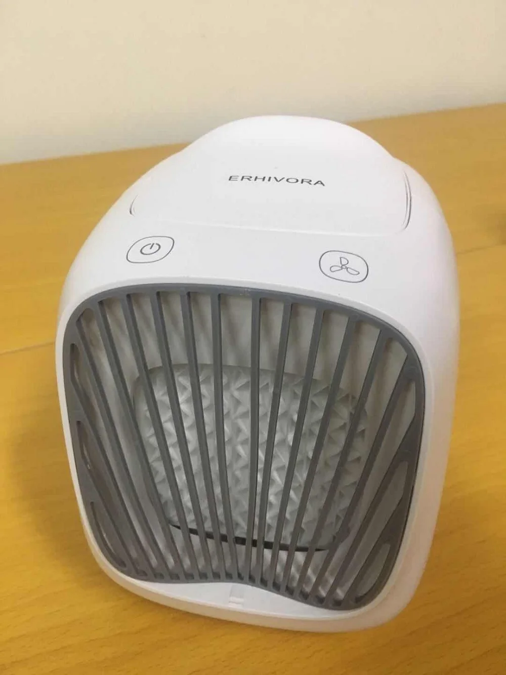 

ERHIVORA Mini USB Air Cooler Home Desktop Small Refrigeration Air Conditioning Portable Mobile Humidification Water Cooling Fan