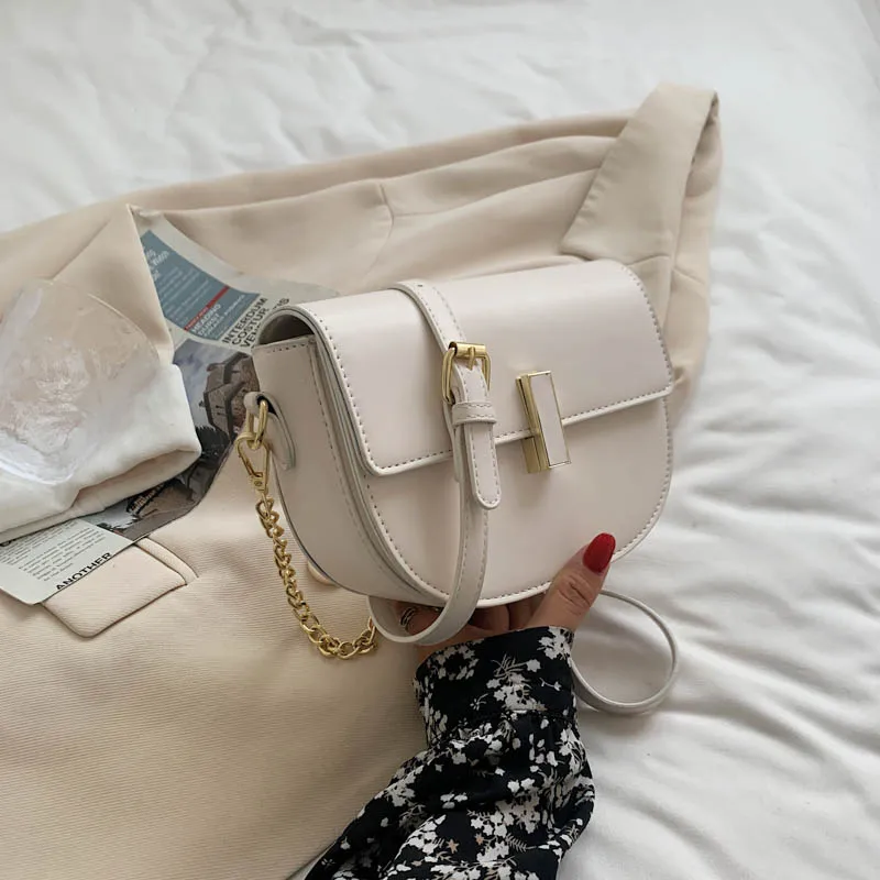 

Women Leather Chain Shoulder Crossbody Bags for Women 2021 New Fashion Small Square Bag Casual Mobile Phone Bag Sac Epaule