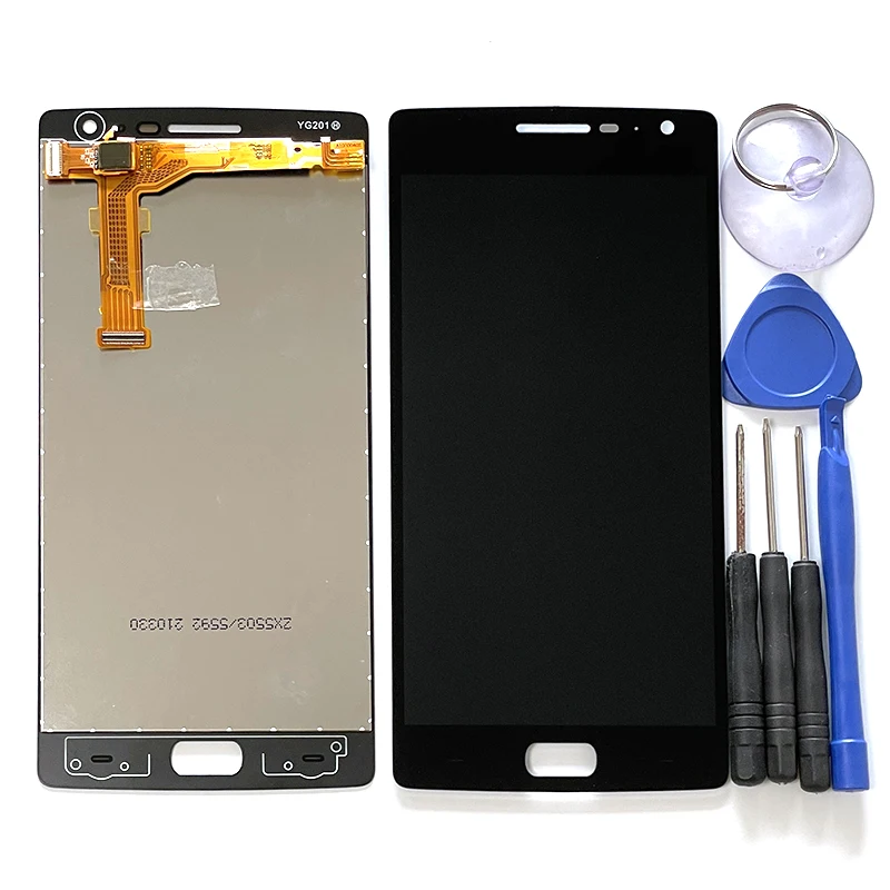 Pantalla LCD Original de 5,5 pulgadas para OnePlus 2 ONE A2003, Digitalizador de Panel t&aacute;ctil de pantalla para OnePlus Two 1 + 2 ONE A2005/A2001-2