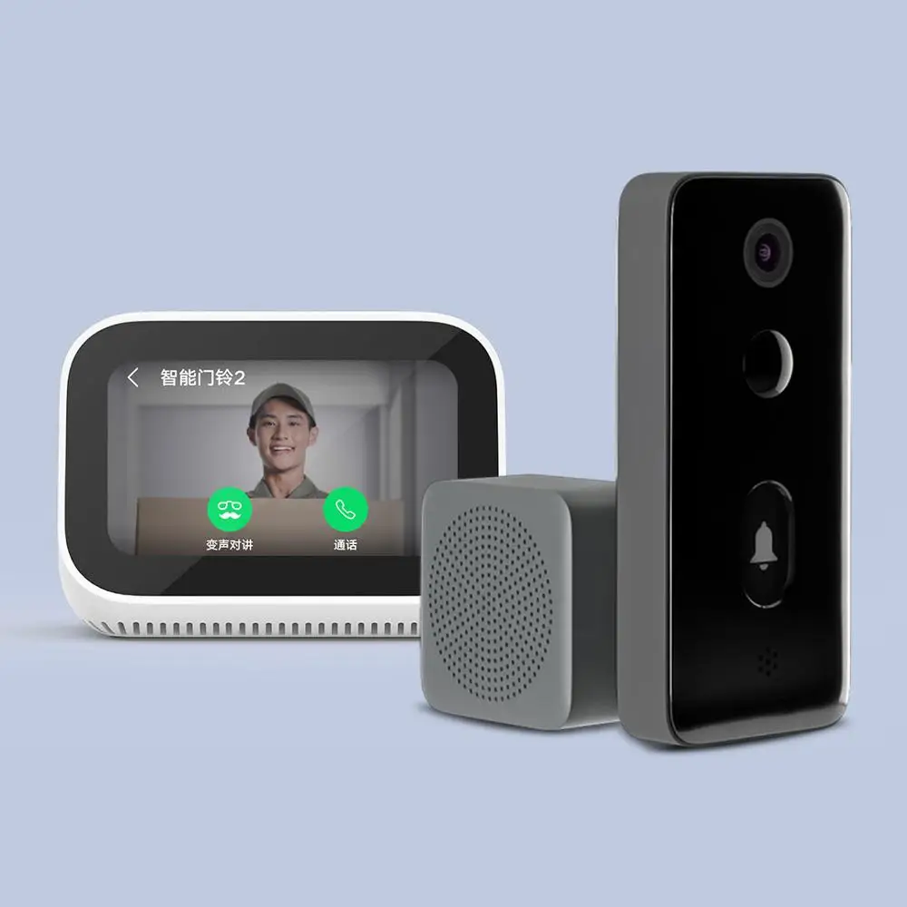 Xiaomi видео дверной звонок 2 MJML02-FJ AI умный домофон Обнаружение человека 3 дня