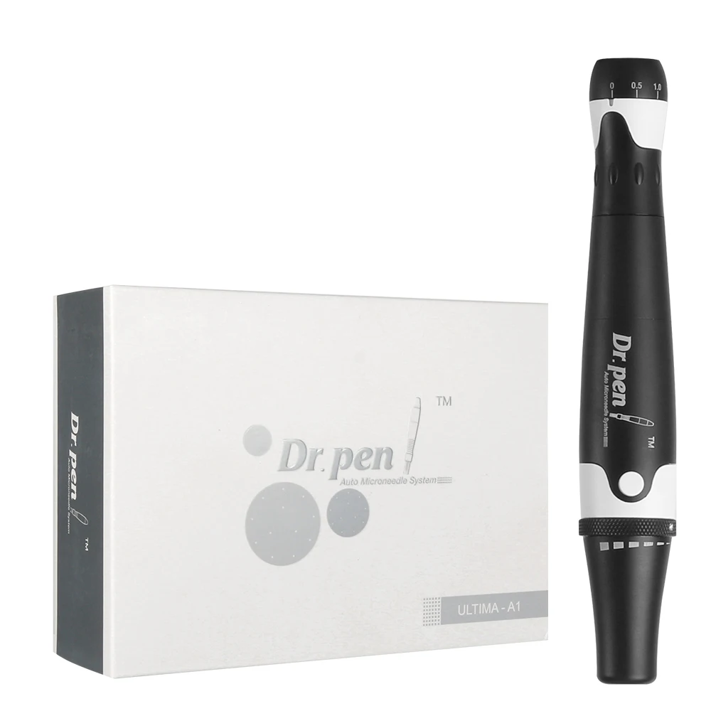 Have gift box Электрический Ultima A7 Дерма штамп авто микро игла против старения Dr. pen микроиглы терапия система Дерма прокатки машина красоты - Цвет: Have gift box