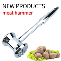 aluminum alloy meat hammer for kitchen tools beef tenderizer gadget chicken pounder fish mallet multifunction kitchen fixture
