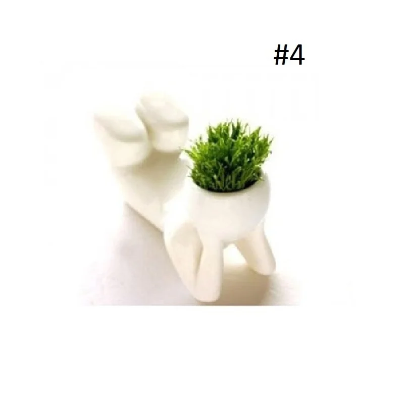 Креативный керамический волшебный садовый стол для посадки растений фарфоровый