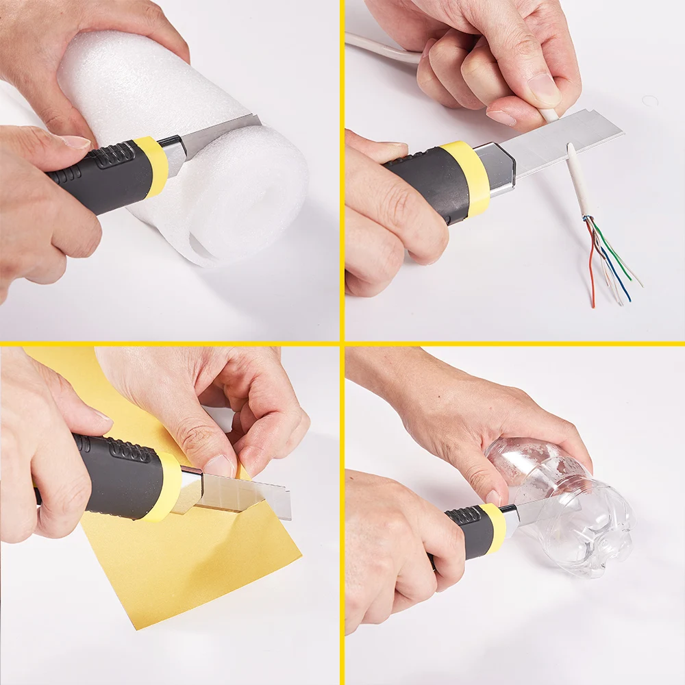 

QHTITEC Universal Multi Cutter Knife Portable Stainless Steel Blade Knife Cutter Knives Peeler Utility Paper Cutter Hand Tools