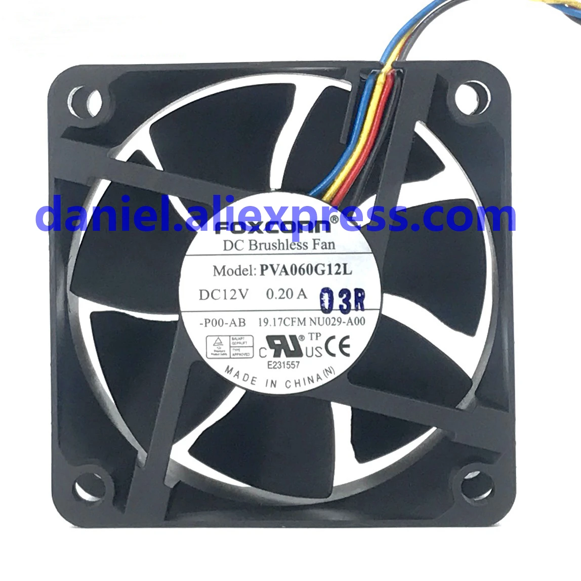 Оригинальный PVA060G12L 6025 6 см двойной шариковый подшипник 12V0.20A четырехпроводной ШИМ