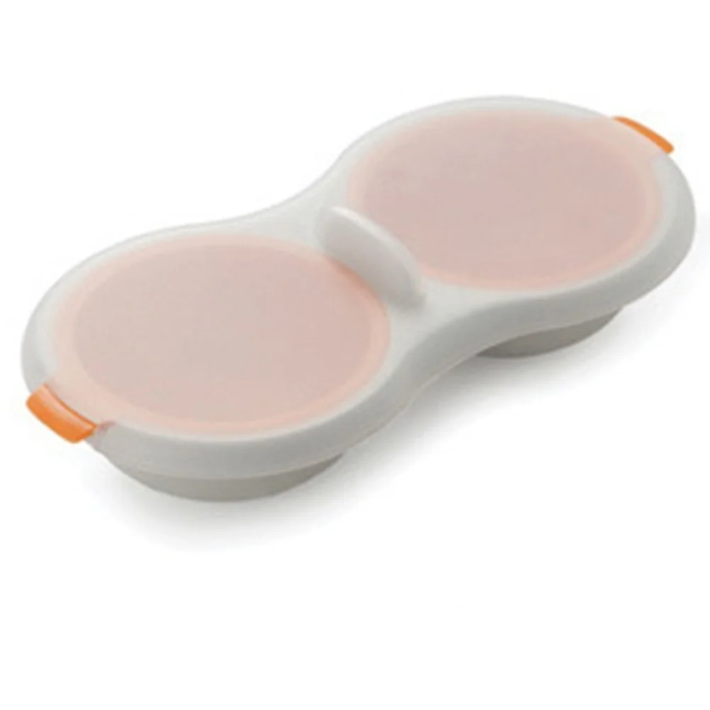 Микроволновое яйцо браконьерка пищевая посуда двойная чашка бойлер для яиц