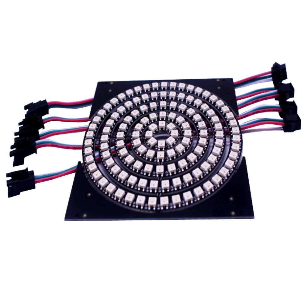 

WS2812B Led Pixel Ring Addressable 8 16 24 35 45 LEDs Build in WS2812 RGB Led Strip Light IC DC 5V