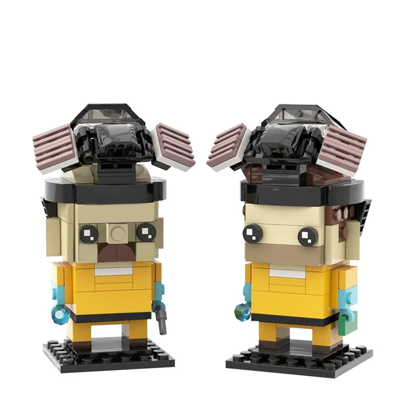 Строительные фигурки Brickheadz Breaking Bad-Walter White &amp Jesse Pinkman строительные блоки MOC модель
