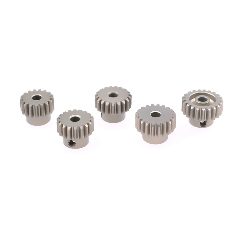 

5PCS M0.6 3.175mm Metal Pinion Motor Gear Set for 1/10 RC Car Brushless Motor