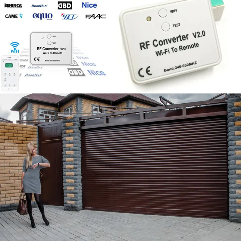 Автоматические ворота WI-FI дистанционного конвертер для Beninca Doorhan гаражная дверь Управление; открывания двери гаража приложение Дистанционное Управление