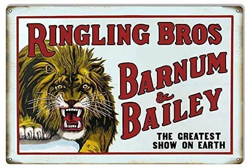 

duschhockerMYN The Greatest Show Theme Fashion Chic Tin SignAluminum Vintage Look Sign Metal Plaques for Bar Kitchen