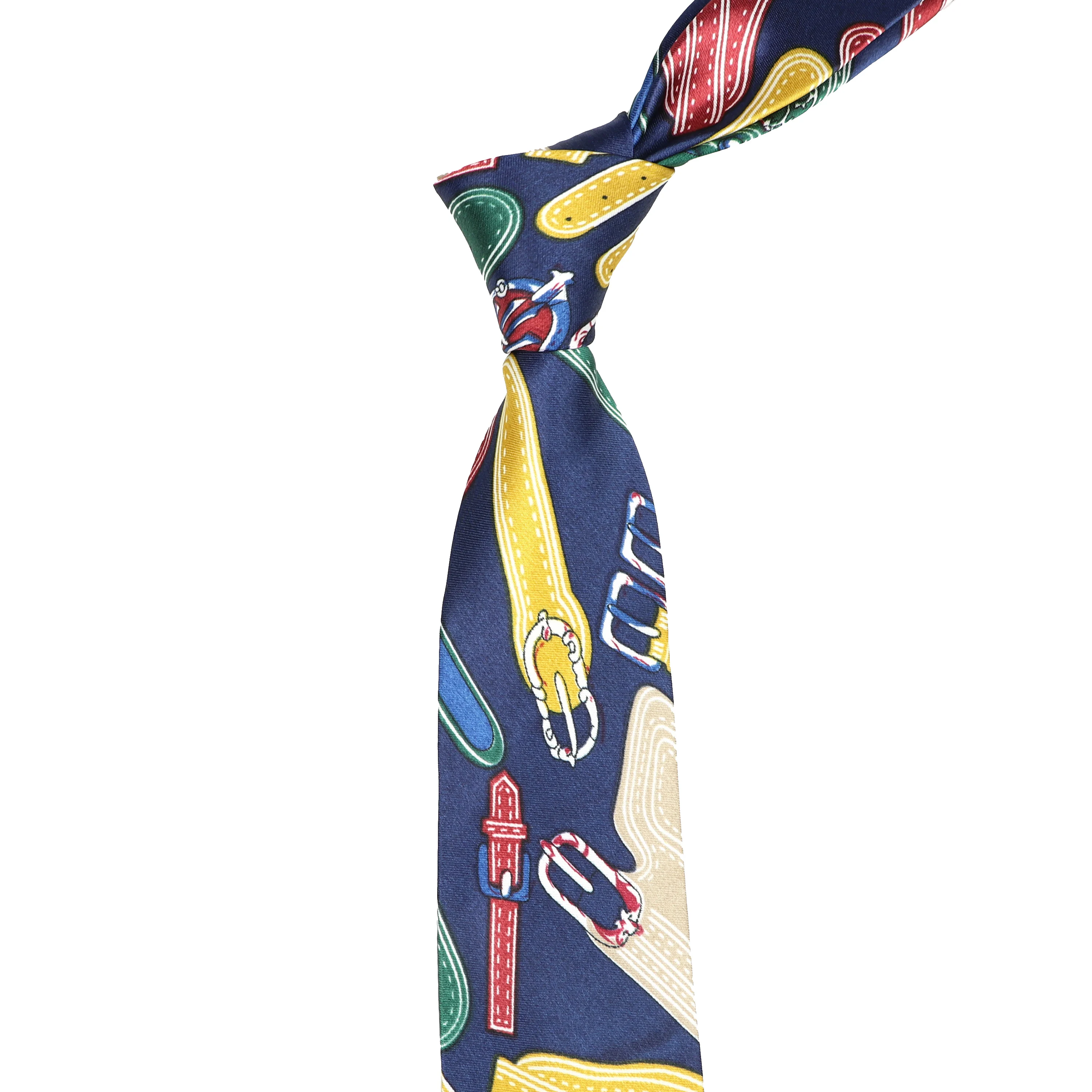 Мужской галстук с узором пейсли Классический Повседневный из полиэстера в