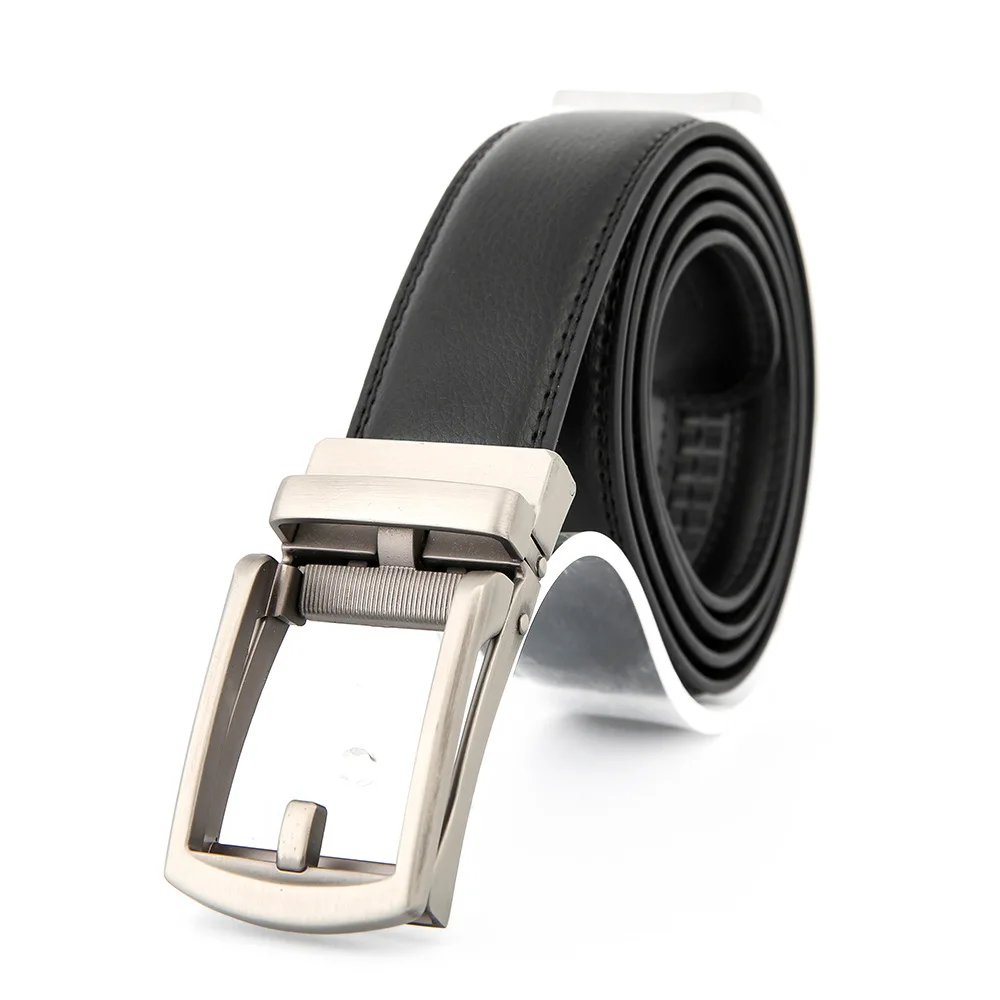 

Concise Male Leather Belts Brand Business Men Fashion Metal Buckle Belt High Quality Man Strap Male Waist Straps 2022 New Style