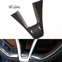 real dry carbon fiber steering wheel cover trim fit for alfa romeo giulia stelvio 17 19