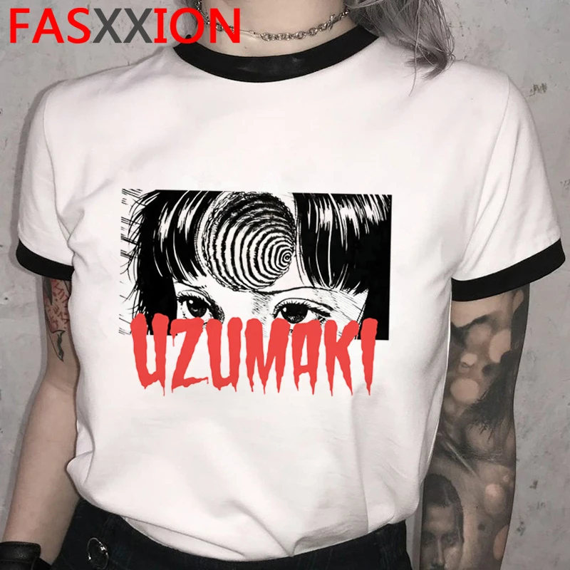 

Junji Ito t-shirt tshirt men 2021 graphic tees casual harajuku tumblr summer top t shirt graphic tees women ulzzang