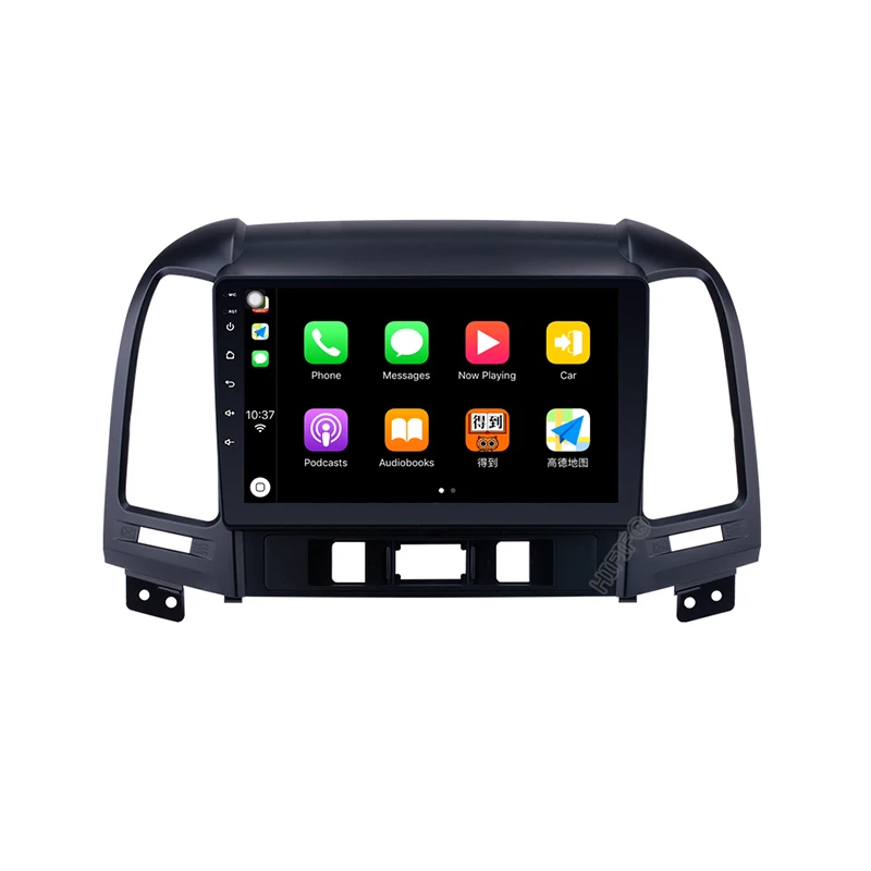 Автомагнитола IPS Android 10 2 ГБ + 32 DSP мультимедийный видеоплеер для Hyundai Santa Fe 2006 2012 GPS
