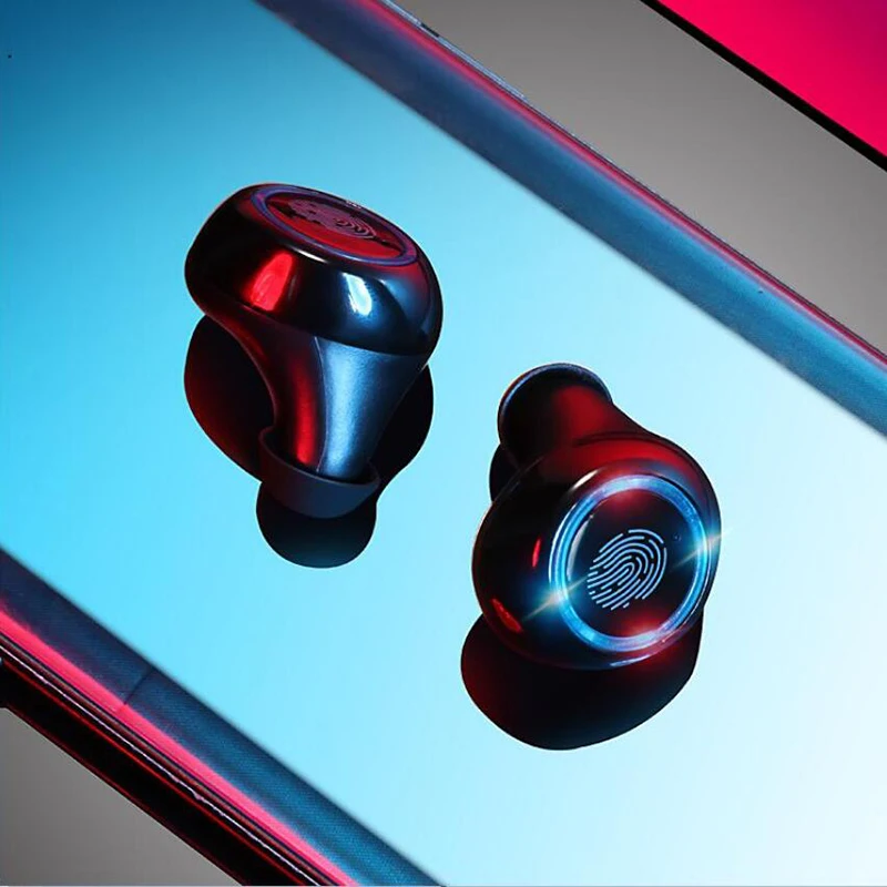 

2200mAh LED M11 Blue tooth Wireless Earphones Free shipping's Headphones Earbuds TWS Touch Control Sport Headset Noise Cancel