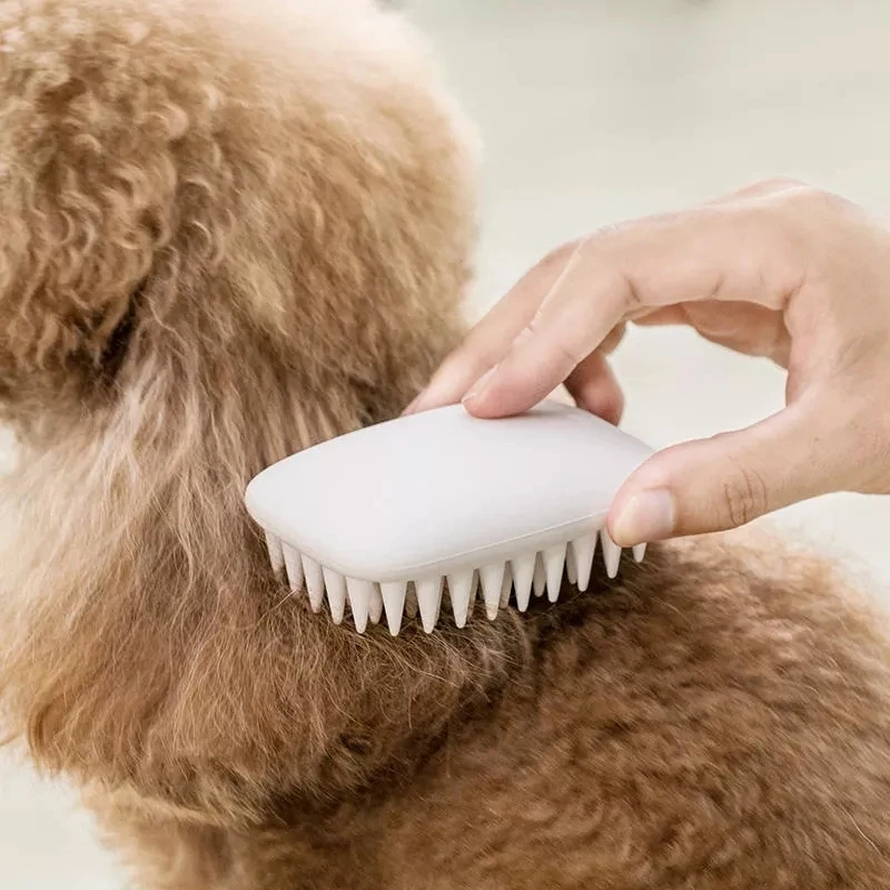 Новинка, Xiaomi Jordan&Judy, силиконовые расчески для домашних животных, щетка для удаления волос, гладкая поверхность, легкая чистка, массажные расчески для домашних животных