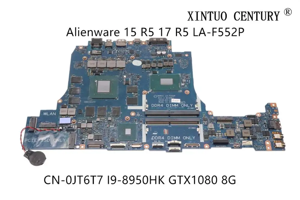 

Оригинальная материнская плата для ноутбука Dell Alienware 15 R5 17 R5 GDDR5X