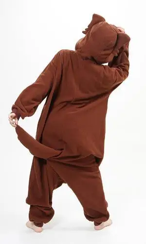 Новинка флисовая модная Пижама с изображением волка для вечеринки костюм