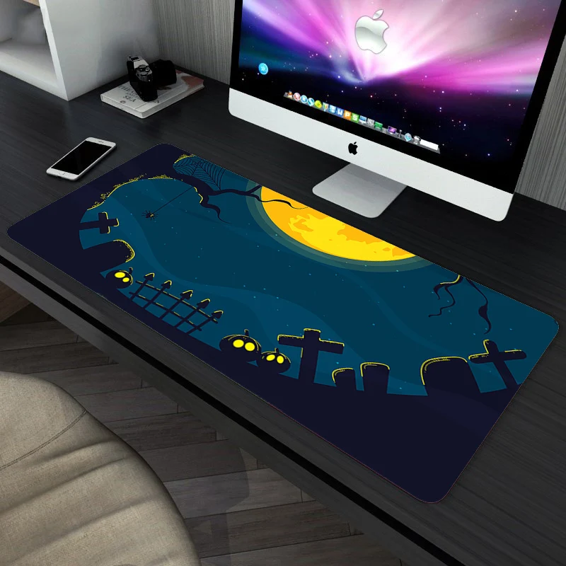 

Antiskid wear-resistant rubber sewn edge mouse pad to extend the game mouse keyboard pad beautiful holiday