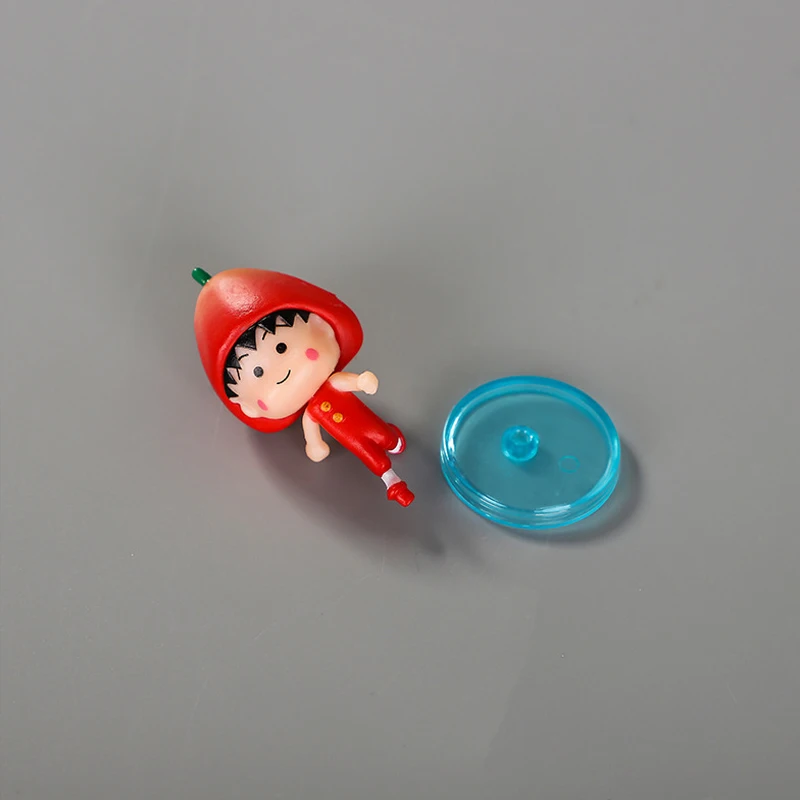 Коллекционные куклы Chibi Maruko Chan 10 шт./компл. ПВХ модельные украшения милая вишня